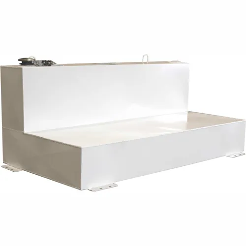 Rectangle Transfer Tank - White Steel