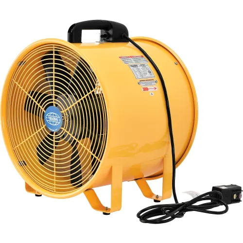 Global Industrial 292647 - Global Industrial 16 Portable Ventilation Fan with 32' Flexible Duct, 2850 CFM, 1 HP