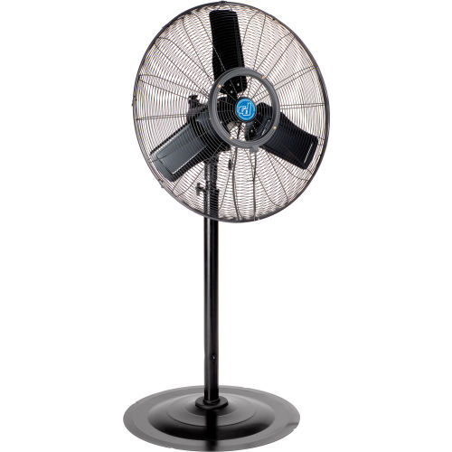 Continental Dynamics® 30in Pedestal Misting Fan, Outdoor Rated, Oscillating, 7204 CFM, 1/7 HP