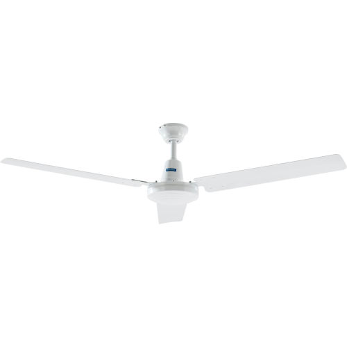 Global Industrial™ 56in Industrial Ceiling Fan - White - 4 Speed - 8350 CFM - 120V