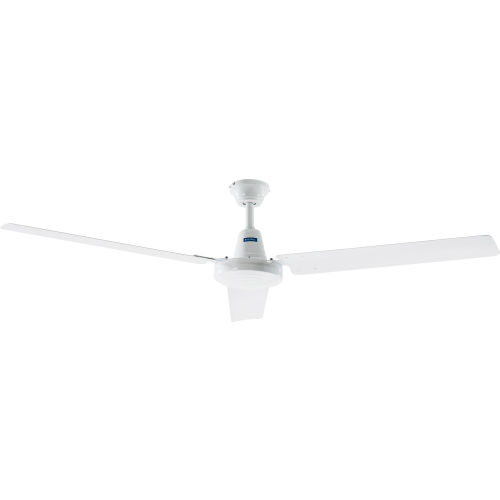 Global Industrial™ 60in Industrial Ceiling Fan - White - 4 Speed - 9150 CFM - 120V