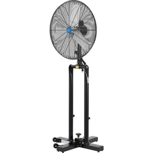 Continental Dynamics® 24in Foldable Mobile Pedestal Fan - 10000 CFM - 1/4 HP - 120V