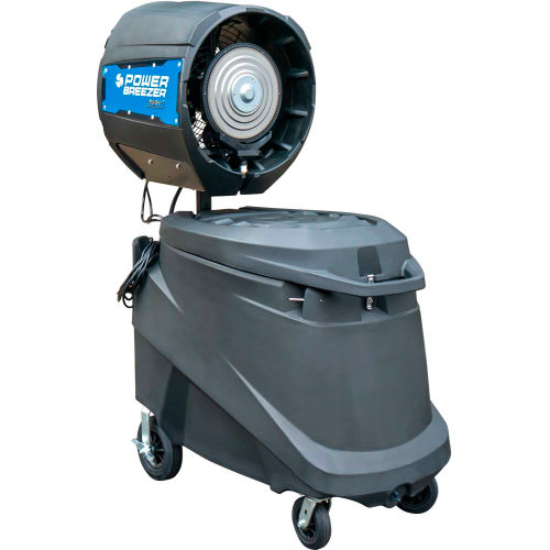 Power Breezer Max+ Evaporative Cooling Fan, 10GPH, 8 Blade, 110V