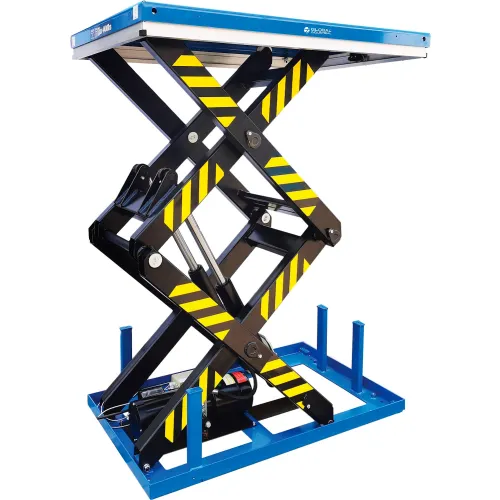 Global Industrial™ Power Double Scissor Lift Table, 51