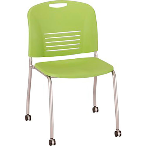 Safco® Vy Straight Leg w/ Caster, 19-1/2"D x 22-1/2"W x 32-1/2"H, Green