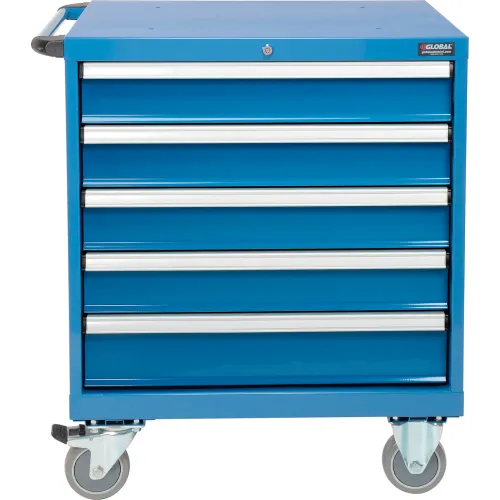 Mastercraft 5-Drawer Cabinet, Sky Blue, 30-in