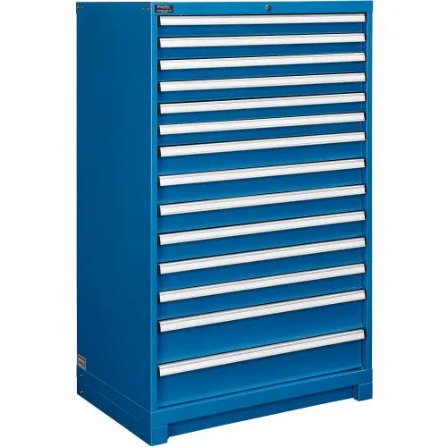 Global Industrial™ Modular Drawer Cabinet, 14 Drawers, w/ Lock, 36