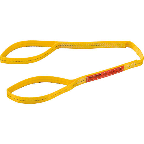 Best Value Polyester Web Sling, Light Duty, Single Ply, Eye & Eye, 4 Ft L x 1 In W