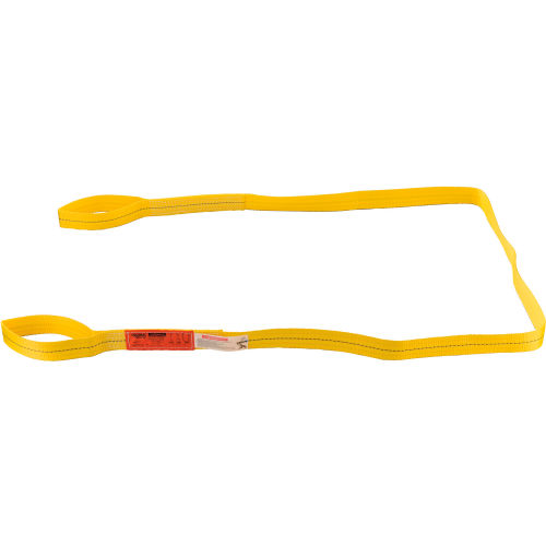 Best Value Polyester Web Sling, Light Duty, Single Ply, Eye & Eye, 10Ft L x 2In W