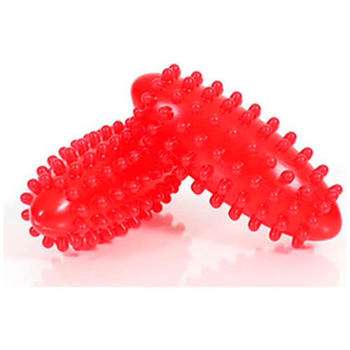 TOGU® Bantoo® Elliptical Roll, 4.3"L x 2" Diameter, Red, Set of 2