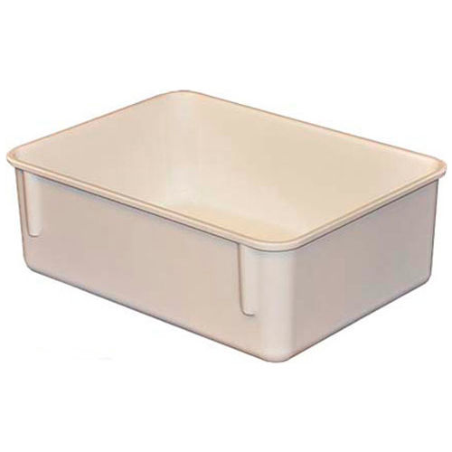 Molded Fiberglass Toteline Nesting Tote 920108 - 11-3/4"L x 8-3/4"W x 4-1/8"H, White