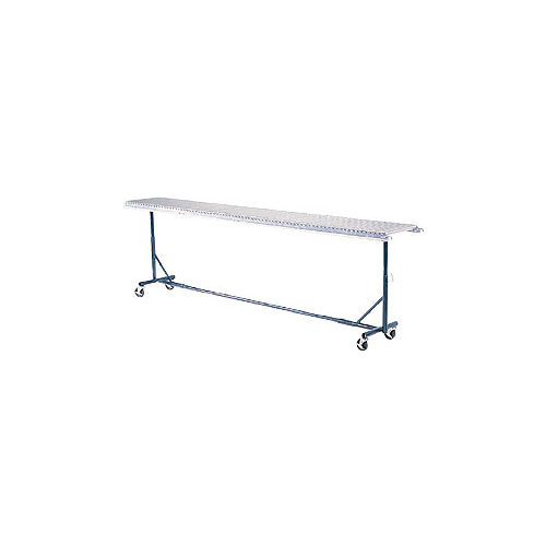 Omni Metalcraft Portable Castered Conveyor Support 12&quot;W PTST9.75-23-39-10