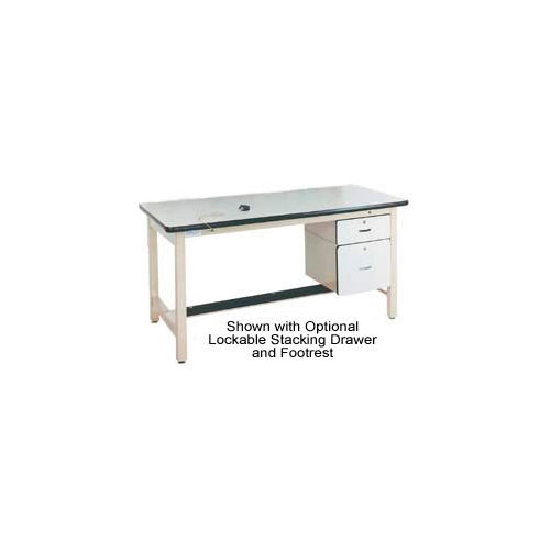 Pro-Line 60 X 30 HD6030PL-HDLE-H11 Fixed Height Heavy Duty Workbench Plastic Laminate Top - Beige
