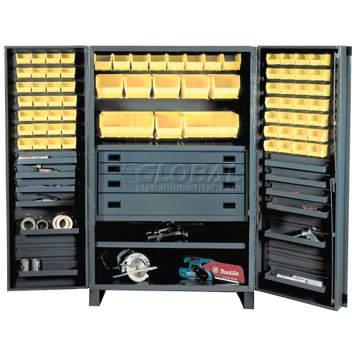 Global Industrial™ Security Work & Storage Cabinet, 6 Drawers, 68