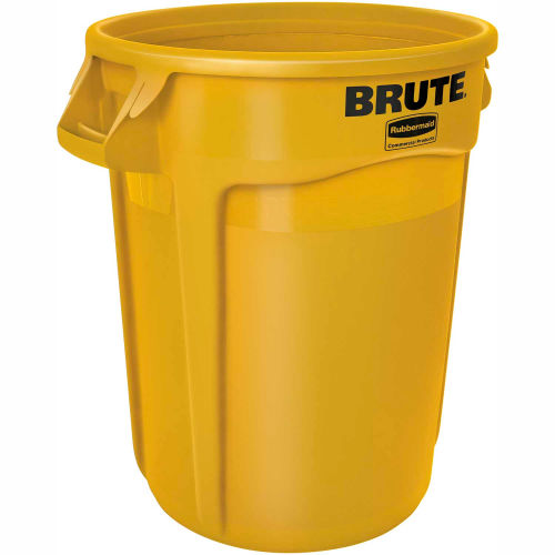 Rubbermaid Brute&#174; 2620 Trash Container 20 Gallon - Yellow
