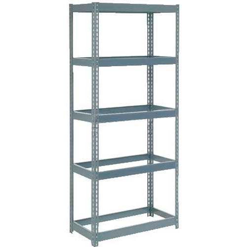 Global Industrial&#153; Extra Heavy Duty Shelving 36&quot;W x 18&quot;D x 60&quot;H With 5 Shelves, No Deck, Gray