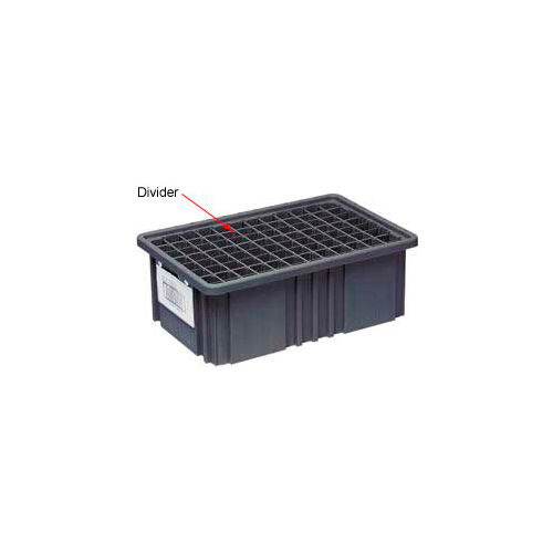 Quantum Conductive Dividable Grid Container Long Divider - DL92080CO, Sold Pack Of 6