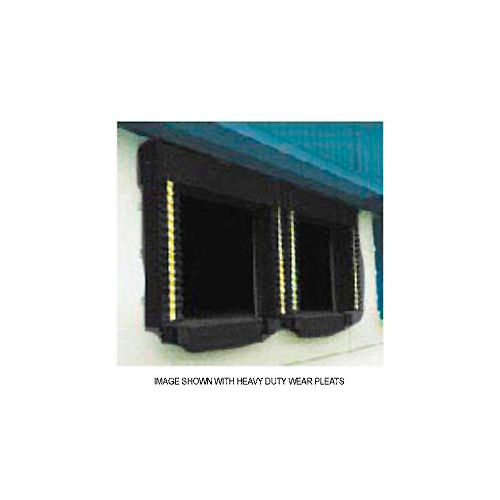 Chalfant Black Dock Door Seal Model 130 Heavy Duty 40 Ounce 8'W x 9'H