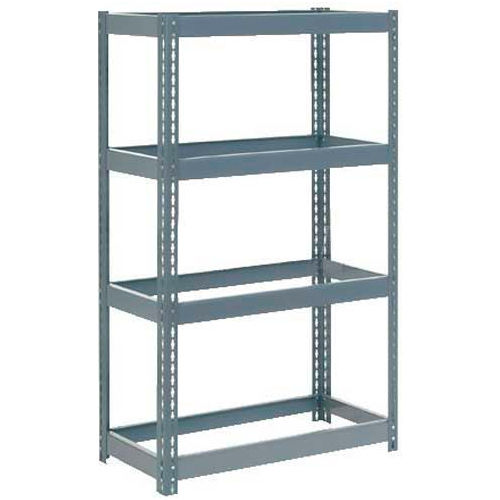 Global Industrial&#153; Extra Heavy Duty Shelving 36&quot;W x 12&quot;D x 60&quot;H With 4 Shelves, No Deck, Gray