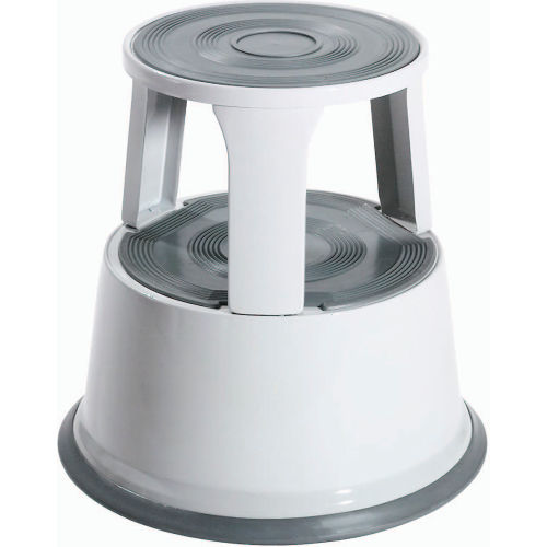 Global Industrial™ 17"H Rolling Step Stool Gray