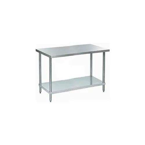 Aero Manufacturing 430 Stainless Steel Table, 72 x 30", Undershelf, 18