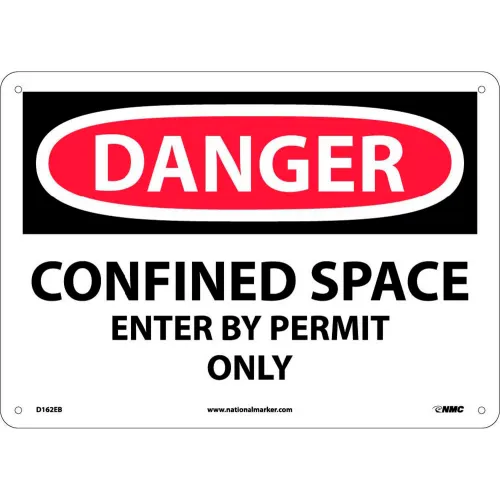 Safety Signs Danger Confined Space Fiberglass