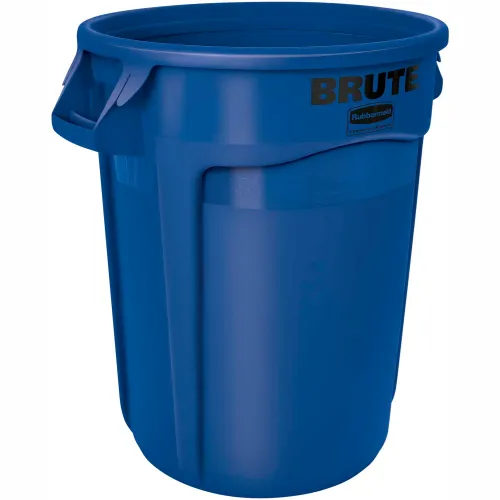 Rubbermaid Brute 2620 Trash Container, 20 Gallon, Blue