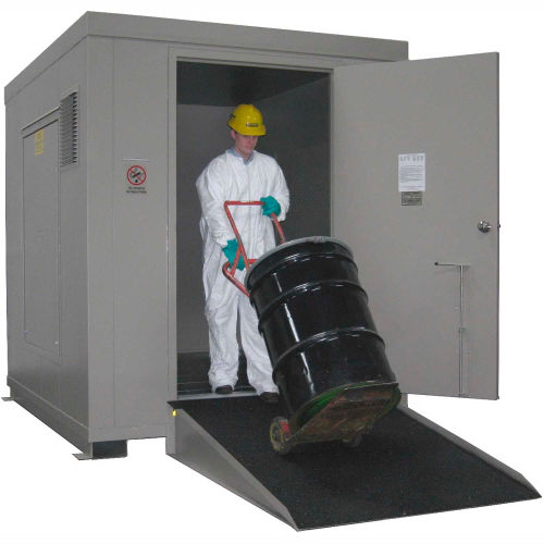 Outdoor Hazardous Chemical Storage Building 12 Drum