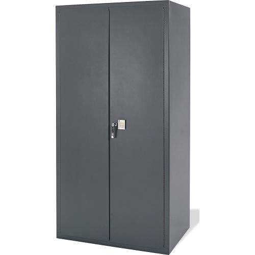 Electronic Locking Storage 36x24x72 Charcoal