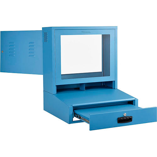Global Industrial™ Countertop LCD Computer Blue