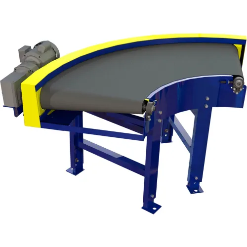 Turn conveyor clearance