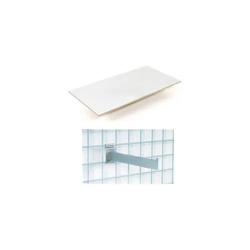 Global Industrial™ 48"X12" Melamine Wood Shelves With Brackets Package Of 2