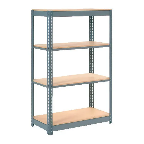  Global Industrial 7 Shelf Steel Shelving with (48) 4