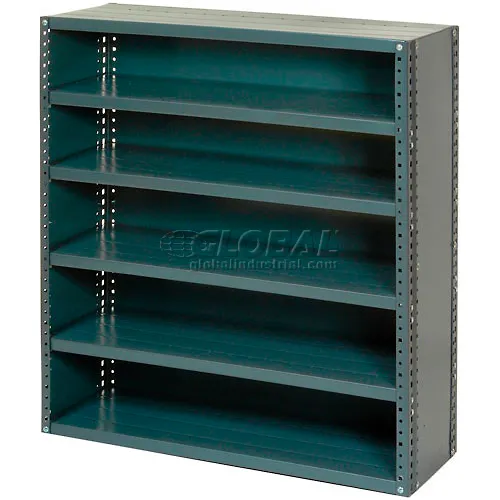 Global Industrial 6 Shelf Closed Steel Shelving Unit 36