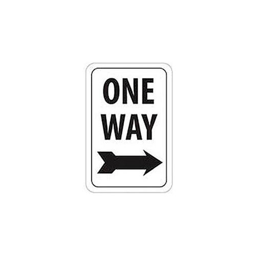 Aluminum Sign - One Way Right Arrow - .063" Thick, TM23H