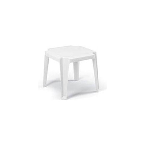 Grosfillex&#174; Stacking Outdoor End Table - White - Pkg Qty 30