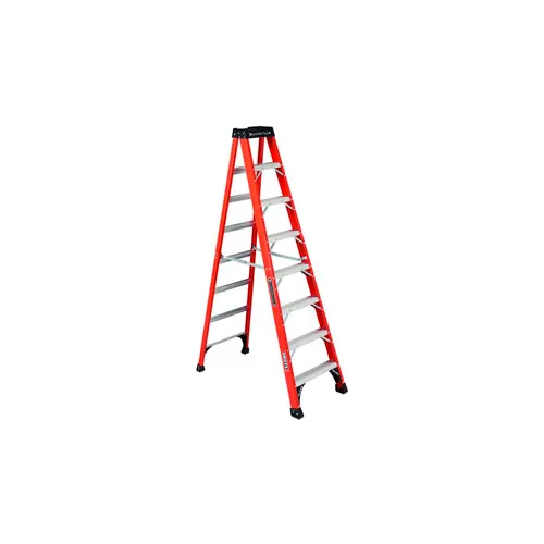 Louisville 8' Fiberglass Step Ladder - 375 lb Cap. - FS1408HD