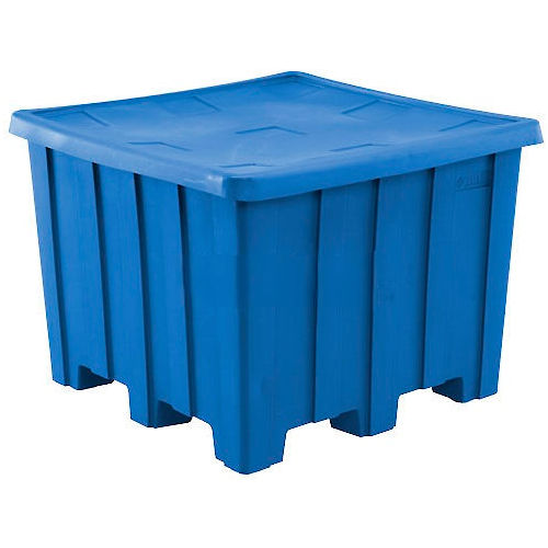 Rotational Molding Plastic Gaylord Pallet Container With Lid 02307220