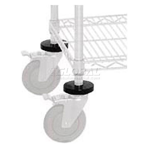 Quantum DB Dounut Bumper for Chrome Wire Shelving - Pkg Qty 4