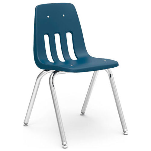 Virco&#174; 9018 Classic Series&#8482; Classroom Chair - Navy Vented Back - Pkg Qty 4