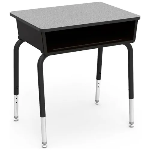 Global Industrial™ Cabinet Shop Desk w/ Riser & 5 Drawers, 34-1/2 
