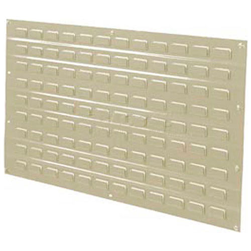 Global Industrial&#153; Louvered Wall Panel Without Bins 36x19 Tan - Pkg Qty 4