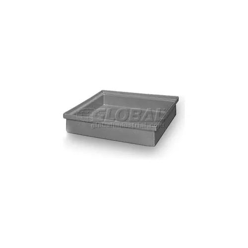 Rotationally Molded Plastic Tray 20 X20x41/2 Gray