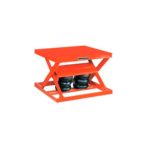 PrestoLifts™ Air Bag Pneumatic Scissor Lift Table AX20-4848 2000 Lb. Cap.