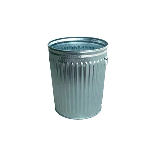 24 Gallon Galvanized Trash Can with Lid