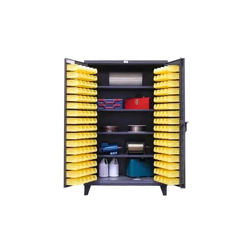 Heavy Duty All-Welded Bin Cabinets, Plastic Bin Welded Cabinet, Bin Storage  Cabinet, Security Cabinet with Bins