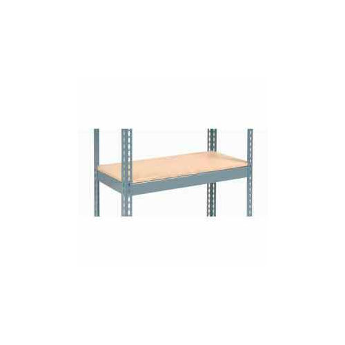 Global Industrial™ Additional Shelf Level Boltless Wood Deck 48"W x 24"D - Gray