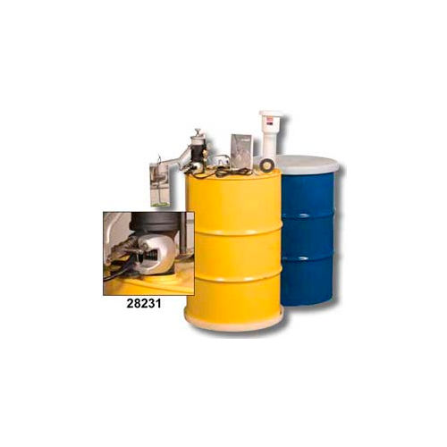 Justrite Aerosolv Dual Compliant Can Disposal System w/ Counter, 28231