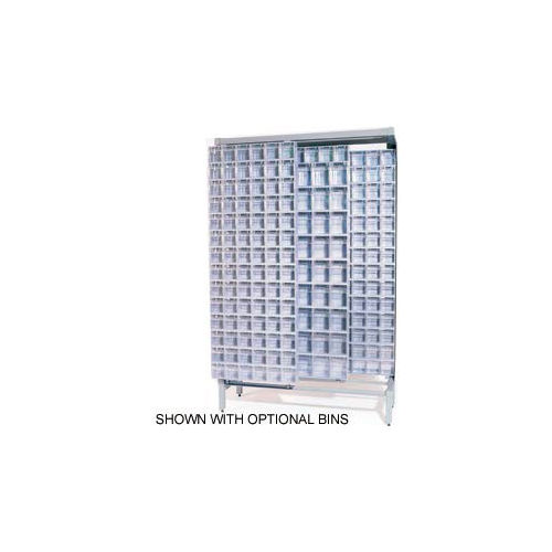 Quantum Gondola QS000GY Free Standing Slider System, No Bins, Gray