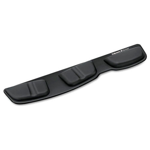 Fellowes® 9182501 Keyboard Palm Support with Microban® Protection, Black - Pkg Qty 4